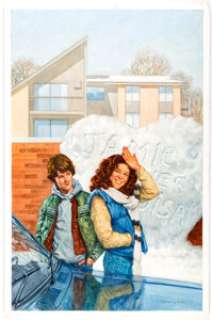 Richard Williams | Roadside Valentine Novel Cover Original Art (McMillan Publ., 1986). | Heritage