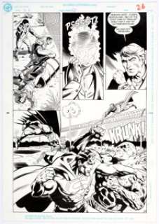 Geof Isherwood and Robert Campanella - Suicide Squad #60 Story Page 26 Original Art (DC, 1991).