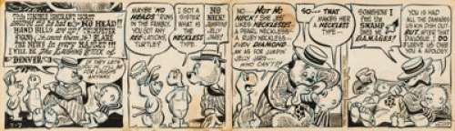 Walt Kelly | Pogo Daily Comic Strip Original Art dated 7-7-51 (Post-Hall Syndicate, Inc., 1951).... | Heritage
