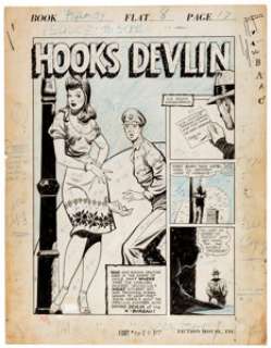 George Tuska | Fight Comics #34 Complete 7-Page Story Original Art (Fiction House, 1944). | Heritage