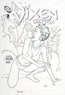 Joshua Middleton - Vixen Return of the Lion #2 Cover Story Page Original Art (DC, 2009).