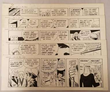 Joe Kubert. Winnie Winkle. Lot of (6) Dailies. | Weiss Auctions