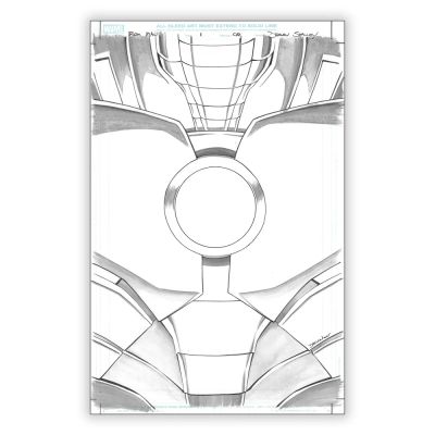 Declan Shalvey | Iron Man : Issue 01 Variant Cover Art | Declan Shalvey