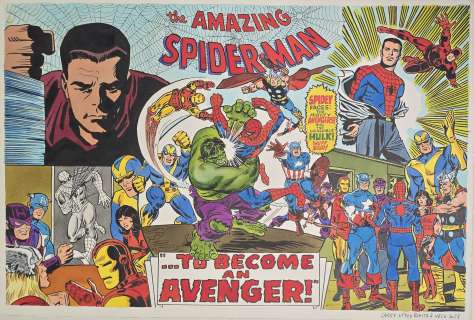 Illustrazione originale Larry Camarda Amazing Spider Man “… To become an Avenger!” | Venere Comic Art