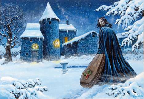 Swolfs | Le Prince de la nuit - Encres de couleur pour une illustration de | Coutau Bégarie