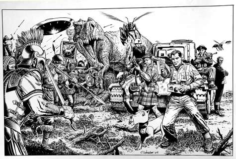 Chris Weston - Phantom Patrol Huge Wraparound Cover (2009)