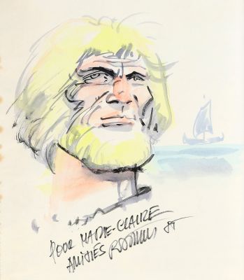 Rosinski | Lot 452 - Thorgal 2 (ré 85) agrémenté d’une illustration… | AZ auction