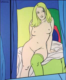 Varenne | AGE TENDRE Acrylique sur toile, signée en bas Ã  gauche 100 x 81 | Kahn et Associés