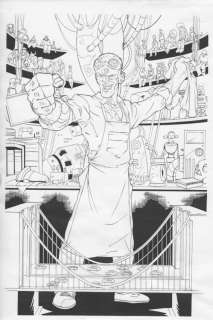 Joe Dodd - Marvel Age Fantastic Four #8 P.2 - Puppet Master Splash - 2005