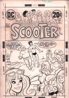 Henry Scarpelli, Stan Goldberg - Swing with Scooter #36 Cover Art - 1972