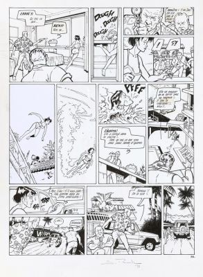 Roels | Oknam, planche n°38 à l’encre de Chine et… | AZ auction