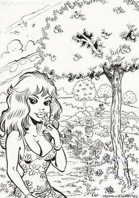 Di Sano | Illustration à l’encre de Chine et rehauts à la… | AZ auction