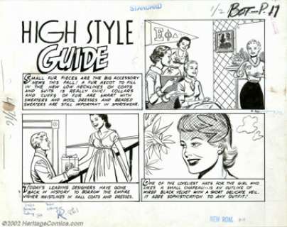 Mike Peppe/Various Artists - Lot of Standard Half-Page Original Art Stories (Standard, misc. years). Includes: - | Heritage