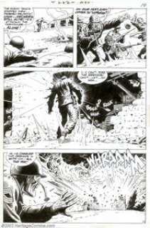 Russ Heath - Original Art for Our Army at War #262, page 13 (DC, 1972). A brave soldier makes the ultimate - | Heritage