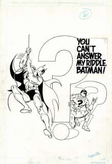 Jose Delbo | Super Powers: Batman Activity Book Pinup (Batman Battles the Riddler!) 1985 | Romitaman