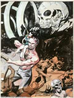 Wally Wood - Original Horror Illustration (undated). We have no idea if this very early Wally Wood piece was ever - | Heritage