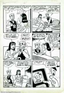 Bob Montana - Original Art for Archie (Archie, 1940s). This page should fill the needs of any collector looking - | Heritage