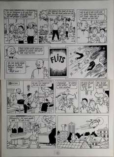 Vandersteen, Willy | Originele pagina (p.11)  - Suske en Wiske  - De wervelende waterzak  - (1988) | Catawiki