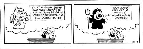 Jørgen Mogensen | Poeten og Lillemor: Moralsk hund | ComicArt.dk