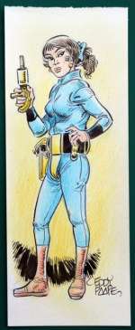 Paape, Eddy | Original illustration in colour  - Luc Orient | Catawiki