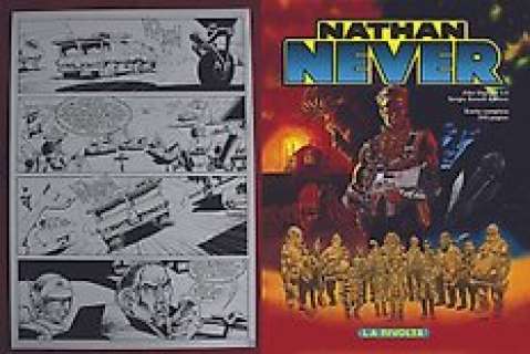 Casini, Stefano - Original table  - Nathan Never  - #4 giant size (1999)