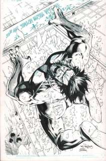 Noah Salonga - Wolverine: Manifest Destiny #3 P.3 - Wolverine Splash - Ink Art Only - Signed - 2009