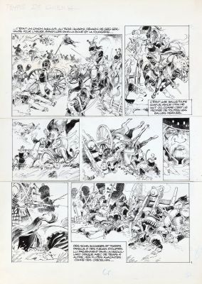 Éric | Lot 82 - Les Perdus de l’empire, planche n°1 à l’encre… | AZ auction