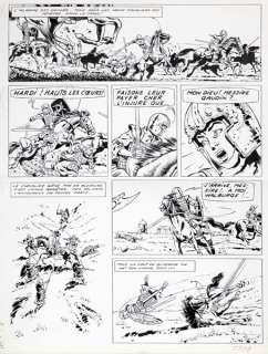 Craenhals | Chevalier Ardent, planche n°16 Ã  l’encre de Chin… | Banque Dessinée