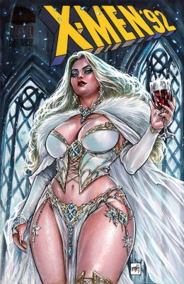 Mike Krome - Emma Frost Sketch Cover by Mike Krome