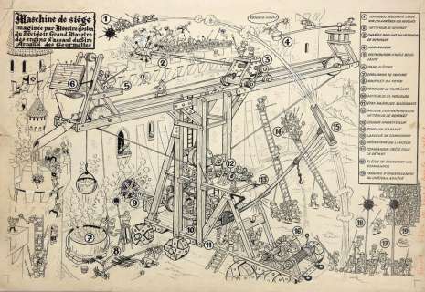 ERIK Maschine de siège Illustration publiée dans… | Vermot et Associés