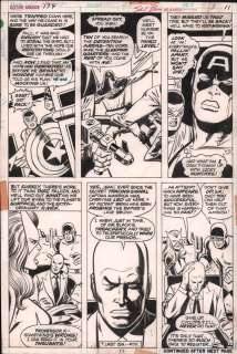 Sal Buscema, Vince Colletta | Captain America #174 P.11 - X-Men Appearance - 1974 | Anthony’s Comic Book Art