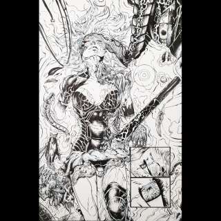 Archangel Aurora #3 page 1 splash by Cillian Cubstead | Gallery 30 South