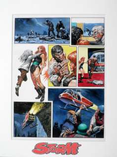 Lawrence Don. (Donald Sautham, Dit. Né En 1927) | LAWRENCE Don. Â« Storm Â». Planche en couleurs directes… | Tessier Sarrou