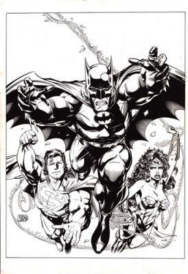 JLA COVER ~~PORTER DELL ! 1996