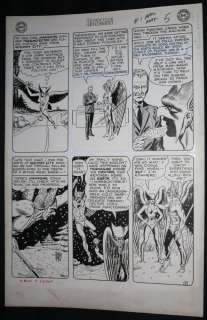 Murphy Anderson - Hawkman #1 p. 5 - la - first hawkman in his own series - hawkgirl app - 1964