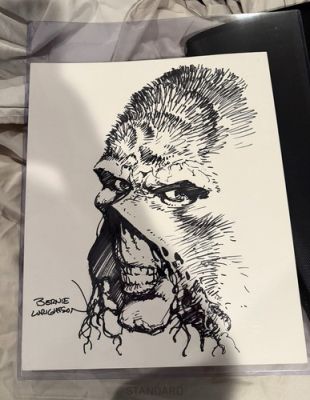 Bernie Wrightson 14 X 17 Original Swamp Thing Sketch Large Unframed DC Comics | eBay US (Buy It Now)