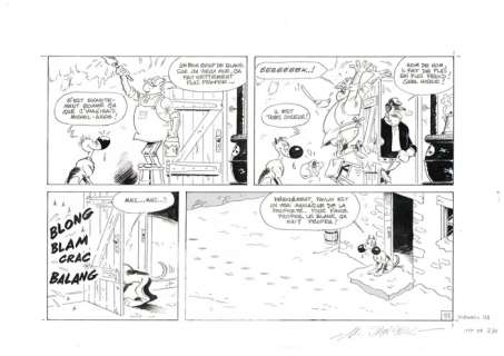 Janvier, Michel | Original gag page  - Rataplan | Catawiki