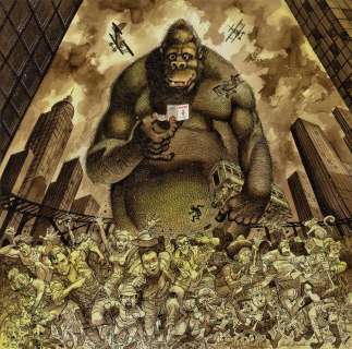 Jack Davis signed original King Kong illustration. | Profiles in History