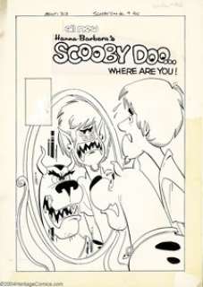Ray Dirgo (Attributed) - Original Cover Art for Scooby Doo #9 (Charlton, 1976). Scooby and Shaggy get a voodoo - | Heritage