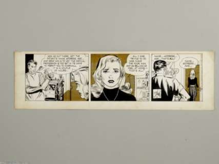 Stan Drake - Heart of Juliet Jones Daily Comic Strip Original Art, dated 10-10-53 (King Features Syndicate, 1953). - | Heritage