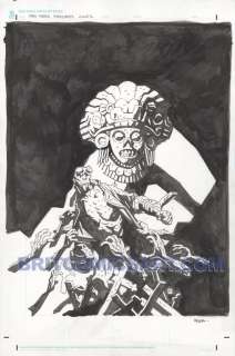 Mike Mignola - hellboy vs aztec mummy dark horse presents 7 cover by mike mignola issue 7 page 1