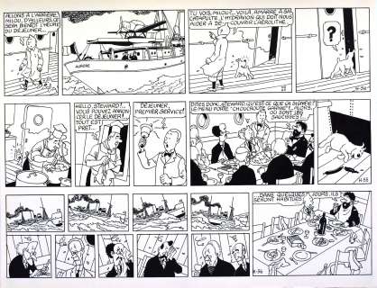 HERGÉ (Georges REMI dit) 1907-1983  "Les aventures de Tintin, L’Etoile [...] | Arthema Auction