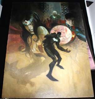 Andrew Robinson - Justice League #38 Painted Cover Art - Batman, Superman, Wonder Woman, Mr. Freeze - Signed - 2015