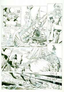 MITTON Jean Yves  - Chroniques barbares  - Planche 2 de l‘album Au nomdes vikings [...]