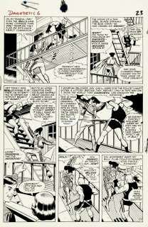 Wally Wood - Daredevil #5 P 17 (Daredevil Battles the Evil Matador in Every Panel!) Large Art - 1964