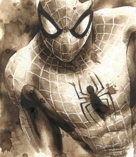 Spiderman - Original Coffee Drawing By Juapi | Catawiki