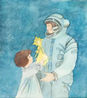 Julitta Karwowska-Wnuczak (1935) | Julitta Karwowska-Wnuczak | "Jana i Gwiazdka", projekt ilustracji, 1976 | Desa Unicum