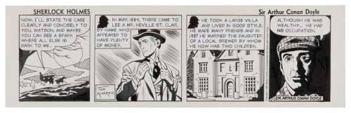 ALVAREZ, Tom, artist. Original illustration art for daily S... | Potter & Potter