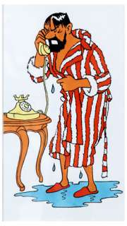 Hergé  (Studios) | Tintin, illustration couleurs Ã  l’encre de Chine … | Banque Dessinée