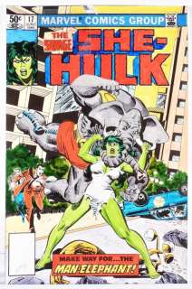Marvel Comics Savage She-Hulk #17 Cover Guide Art | Bruneau & Co. Auctioneers